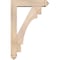 Ekena Millwork Merced Arts and Crafts Smooth Bracket w/ Offset Brace, Douglas Fir, 5 1/2"W x 22"D x 34"H BKT0604X22X34MRC03SDF - alternate 2